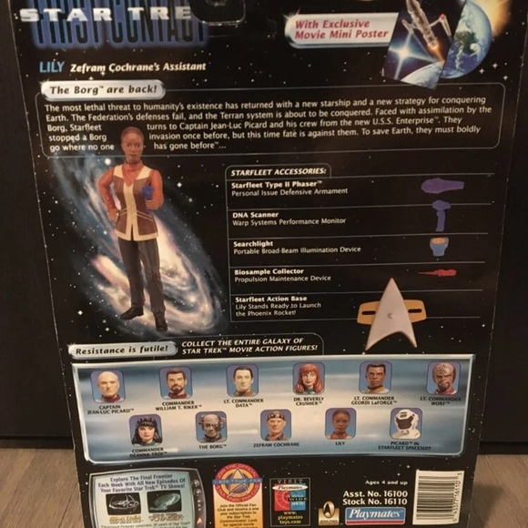 Star Trek First Contact Lily Action Figure Toy Collectible - Picture 2 of 2